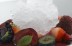 Sopa de frutas de la Vera con nieve de Moscatel