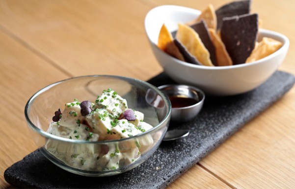 Ceviche de lubina